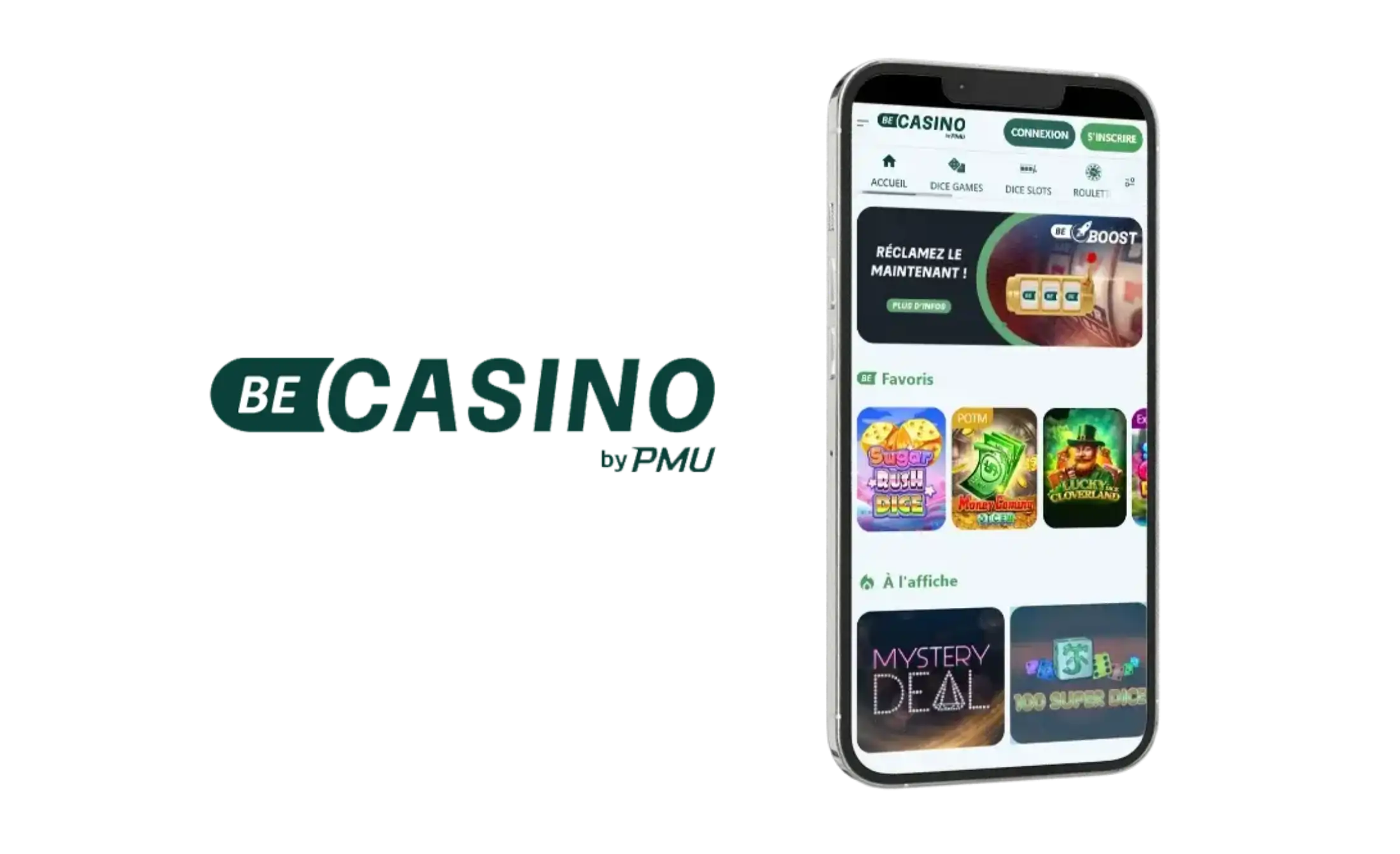 Capture d'écran de l'app Becasino